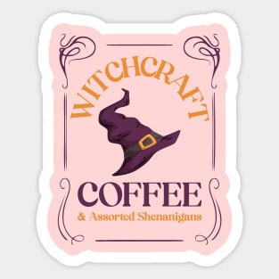 Witchcraft, Coffee and Assorted Shenanigans | Halloween 2023 Sticker